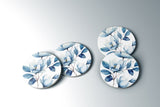 Porcelain Magnolia Coaster — Blue and White Botanical