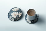 After the Rain Coaster — Dark Botanical Magnolia