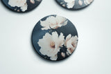 After the Rain Coaster — Dark Botanical Magnolia