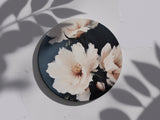 After the Rain Coaster — Dark Botanical Magnolia