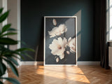 After the Rain — Dark Botanical Magnolia Print