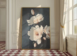 After the Rain — Dark Botanical Magnolia Print