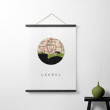 Laurel, Mississippi | Landmark | Art Print