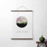 Lewiston, Maine | Landmark | Art Print