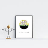 Livingston, New Jersey | Landmark | Art Print