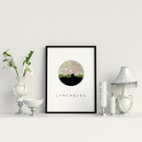 Lynchburg, Virginia | Landmark | Art Print
