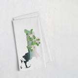 Massachusetts State Flower | Flora & Fauna Tea Towel