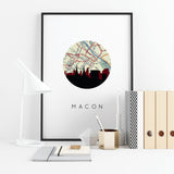 Macon, Georgia | Landmark | Art Print
