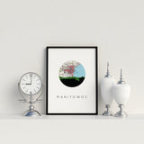 Manitowoc, Wisconsin | Landmark | Art Print