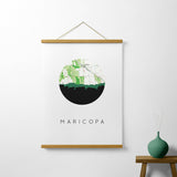 Maricopa, Arizona | Landmark | Art Print