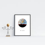 Miami, Florida | Landmark | Art Print