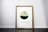 Middletown, Connecticut | Landmark | Framed Art Print