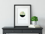 Middletown, Connecticut | Landmark | Framed Art Print