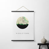 Middletown, Connecticut | Landmark | Unframed Art Print