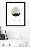 Milwaukee, Wisconsin | Landmark | Art Print