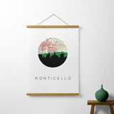 Monticello, Florida | Landmark | Art Print
