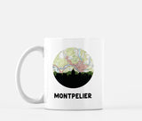 Montpelier Vermont map and skyline mug