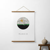 Muncie, Indiana | Landmark | Art Print