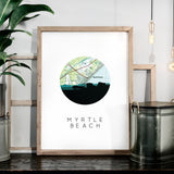 Myrtle Beach, South Carolina | Landmark | Art Print