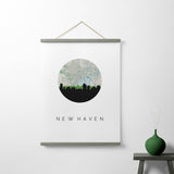 New Haven, Connecticut | Skyline | Art Print