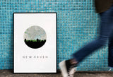 New Haven, Connecticut | Landmark | Framed Art Print
