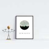 New Haven, Connecticut | Landmark | Framed Art Print