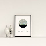 New Haven, Connecticut | Landmark | Framed Art Print