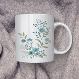 Blue Blossoms Mug — Wheat + Wind 15 oz