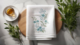 Blue Blossoms tea towel | Wheat + Wind Collection
