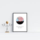 Newport News, Virginia | Landmark | Art Print
