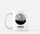 New Rochelle New York map and skyline mug
