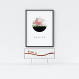 Newton, Kansas | Landmark | Art Print