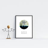 North Adams, Massachusetts | Landmark | Art Print