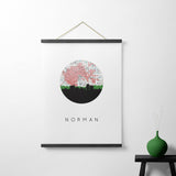 Norman, Oklahoma | Landmark | Art Print