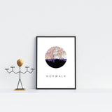 Norwalk, Connecticut | Landmark | Art Print