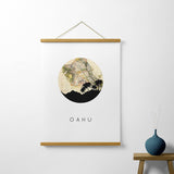 Oahu, Hawaii | Landmark | Art Print