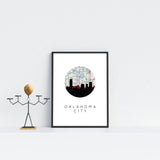 Oklahoma City, Oklahoma | Landmark | Art Print
