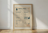 Lookout Daily Report, 1958 — Art Print | Ember + Evergreen | Oregon