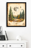 Moon Phase: Several — Art Print | Ember + Evergreen | Oregon