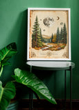 Moon Phase: Several — Art Print | Ember + Evergreen | Oregon