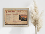 End of Shift Report — Art Print | Ember + Evergreen | Oregon