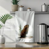 The Surveyor — Tea Towel | Ember + Evergreen | Oregon