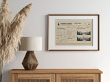 Visibility Report, 1953 — Art Print | Ember + Evergreen | Oregon
