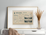 Visibility Report, 1953 — Art Print | Ember + Evergreen | Oregon