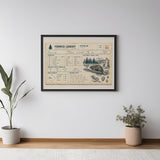 Visitor Log, 1947 — Art Print | Ember + Evergreen | Oregon