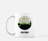 Oxford Ohio map and skyline mug