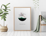Peoria, Arizona | Landmark | Art Print