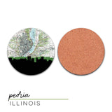 Peoria, Illinois | Landmark | Coaster Set
