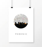 Phoenix, Arizona | Landmark | Art Print