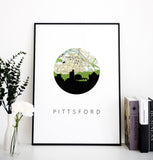 Pittsford, New York | Landmark | Art Print